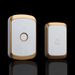 Wireless Doorbell With 36 Melodies, 50M Range, Adjustable Volume & Weatherproof Design – Easy Installation For Home/Office (Gold/Silver)_voghion.com