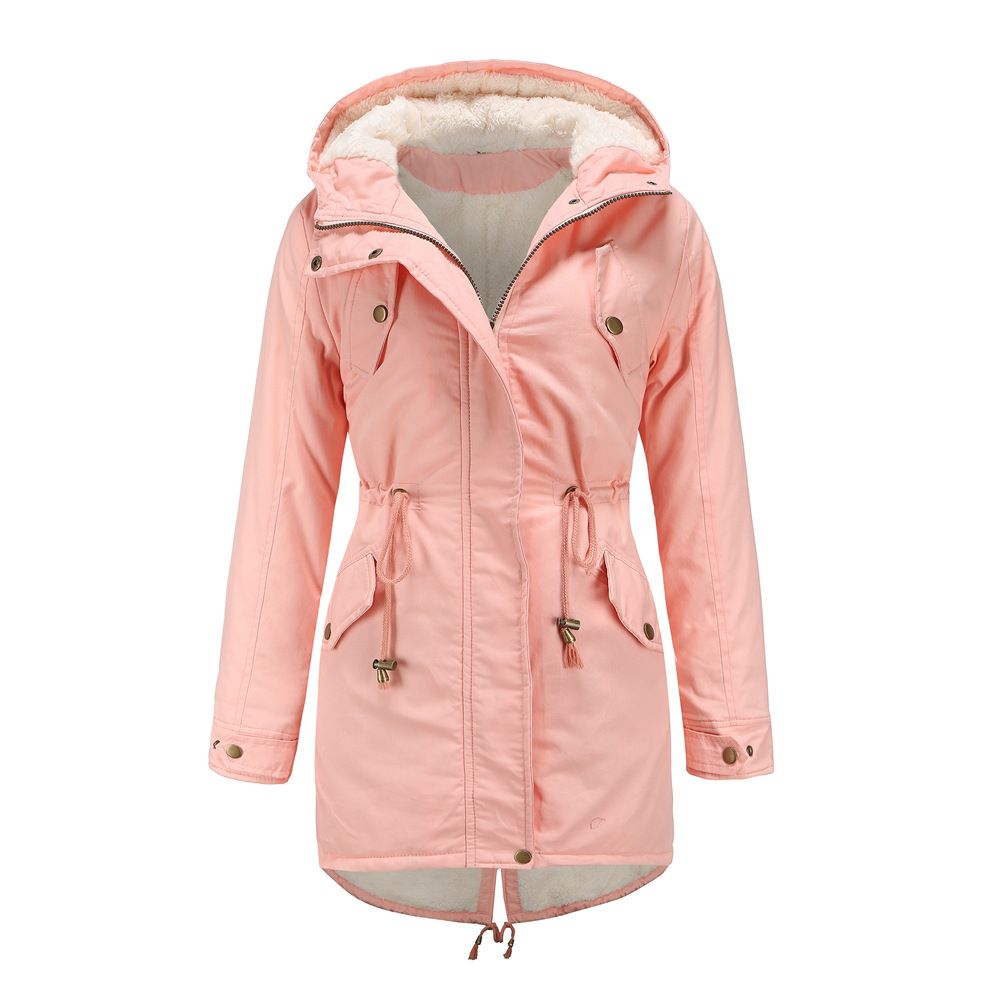 Winter Jackets for Women 2023 Fleece Warm Long Cold Coat Women Parkas Pink Black Red Green Parka Mujer Casaco Feminino_voghion.com