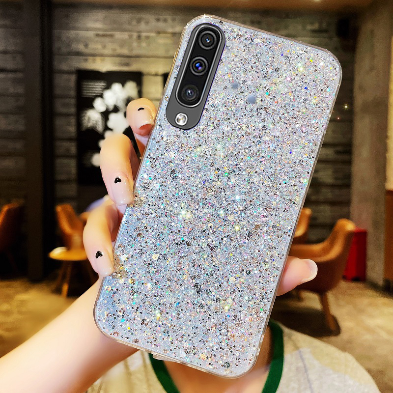 Custodia in silicone lucida lucida per Samsung Galaxy A10 A20 A30 A50 A70 A10S A20S A30S A50S A70S A7 2018 A6 Plus Soft Back Co_voghion.com