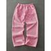 Herrenbekleidung Stylische Freizeithosen für Herren - Loose Fit Streetwear Joggers für Frühling & Herbst - Bequeme Polyesterhose in Schwarz, Grau, Pink_voghion.com