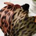 Leopard print rabbit ears knotted wide version headband female European and American going out disc hair card headband jewelry_voghion.com