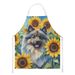 Baking Crafts Men Women Multicolor Large Kitchen Sunflowers For Keeshond Unisex Gardening Server In Apron Adult Cooking_voghion.com