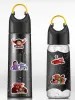 50 pegatinas de panda rojo con diseño de grafiti giratorio para portátil, botella de agua, teléfono, monopatín, juguetes para niñas y niños._voghion.com
