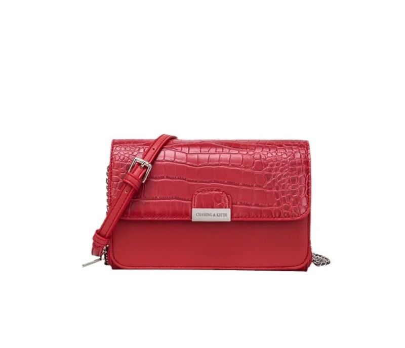 Crossbody für Damen 2024 Neue Doppelreißverschluss-Krokodilmuster Kleine quadratische vielseitige Modekette Umhängetasche_voghion.com