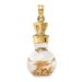 14K 3-D Gold Leaf In Bottle Charm_voghion.com