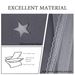 Double Layer Curtains Hollow Star Blackout Rod Punching Short Curtains_voghion.com