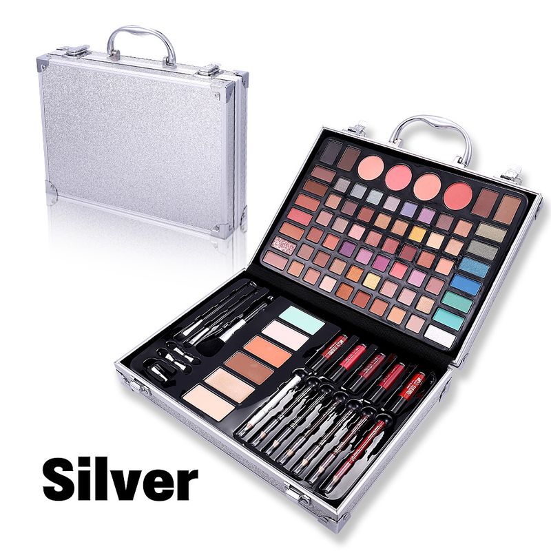 [Muttertagsgeschenk] Überraschungsglück - Dreifarbiges, multifunktionales, einteiliges Make-up-Palettenset mit perlmuttfarbenem, mattem Lidschatten, Rouge und Lippenstift_voghion.com