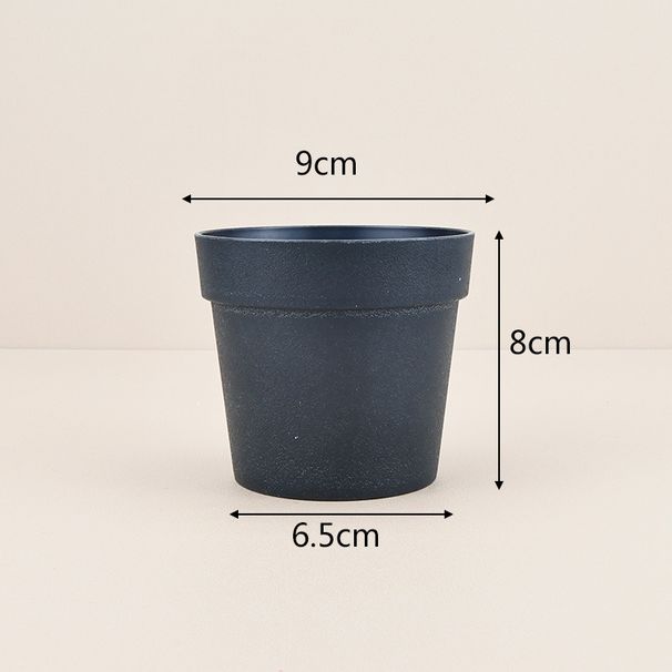 Home Mobili vasi da fiori in plastica rotondi di grandi dimensioni diametro grande vasi da fiori in PP satinato vasi da tavolo piccole dimensioni per piante grasse_voghion.com