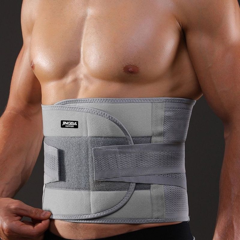 【 Quick Shipping 】 JINGBA Sports Waist Protection Sweating Support Belt Running Fitness Climbing Ball Training_voghion.com