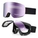 New Flip Cover Cylindrical Magnetic Double Layer Anti-Fog Windproof Outdoor Sports Goggles Snow Ski Glasses_voghion.com