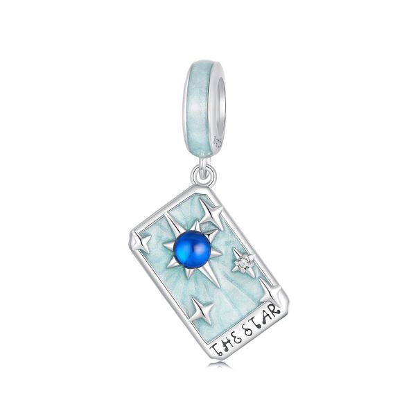 Star Tarot Card Pendant Charm, SCC2864_voghion.com