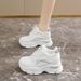 Increased Height Design, Sports Leisure Student Women's Shoes_voghion.com