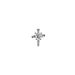 Confinement For Women Super Sparkling Sweet Cool Niche Cross Heart Ear Bone Studs Explosive Zircon Earrings_voghion.com