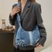 2025 Women's New Arrival Versatile Denim Tote_voghion.com