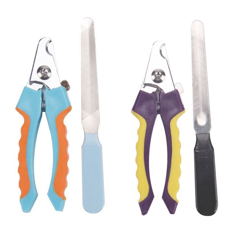 BOBO Nuevo Pequeño Cortaúñas con Lima Tijeras Suministros para Mascotas_voghion.com