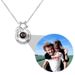 Custom Colorful Projection With 100 Languages Memory, Five-Pointed Star Fashion Personality Necklace Pendant_voghion.com