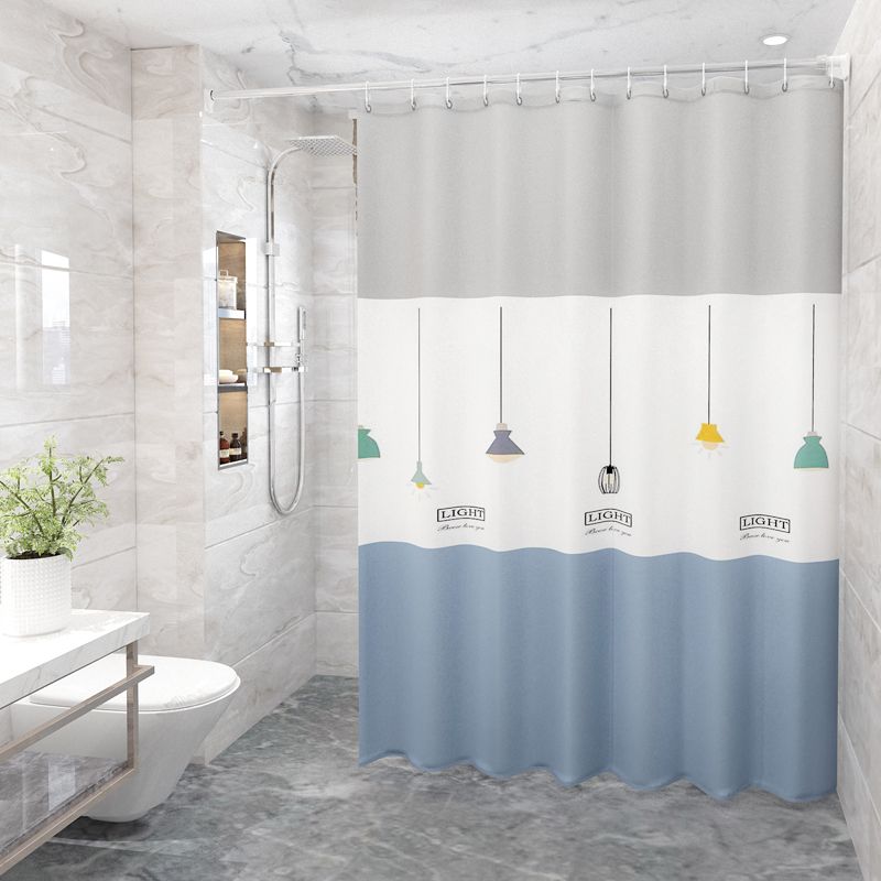 Bathroom Waterproof Mildew Proof Shower Rod Set Without Punching, Bathroom Dry And Wet Separation Partition, Door_voghion.com