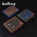 Neue kurze Brieftasche für Herren von Baellerry, Business-Kontrastfarbe, offener Multi-Kartensteckplatz, Ticketclip, einfache Brieftasche mit Reißverschluss_voghion.com