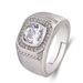 European And American Cross-Border Domineering Diamond-Studded Fashion Couple Adjustable Large Men's Rings Hot-Selling_voghion.com