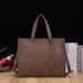 Korean Style Horizontal Fashion PU Leather Trendy Crossbody Handbag Men's Shoulder · Vintage Tote Bag_voghion.com