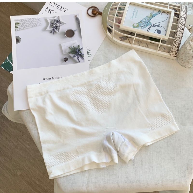 Honeycomb Mid-Waist High-Elastic Tummy Control Hip-Lifting Underwear_voghion.com