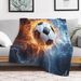 A Song Of Ice And Fire Football Blanket Soft And Comfortable Flannel Blanket Bedroom Living Room Sofa_voghion.com