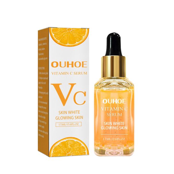 OUHOE Vitamin C Feuchtigkeitsspendende Aufhellung der Haut Aufhellung, Feuchtigkeitsspendende, Straffende und Verblassen Feiner Linien essenz_voghion.com