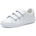 2024 Mode Nieuwe Vier Seizoenen Witte Velcro Luie Casual Board Heren Sport Trendy Leren Schoenen_voghion.com