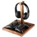 Support de casque en bois massif, support de casque de bureau en bois, support de rangement tridimensionnel simple et créatif_voghion.com