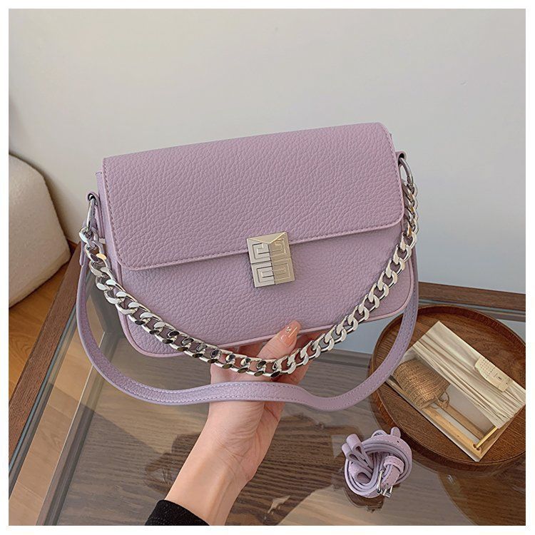 Crossbody 2024 Spring New Single Shoulder Fashion Trend Versatile Small Square Chain Women's Bag_voghion.com