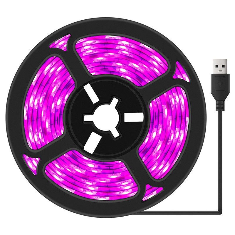 Striscia LED USB da 5 V per la coltivazione di piante a spettro completo, per piante da interno, verdure, piante grasse e fiori - Chip SMD 2835 flessibile_voghion.com