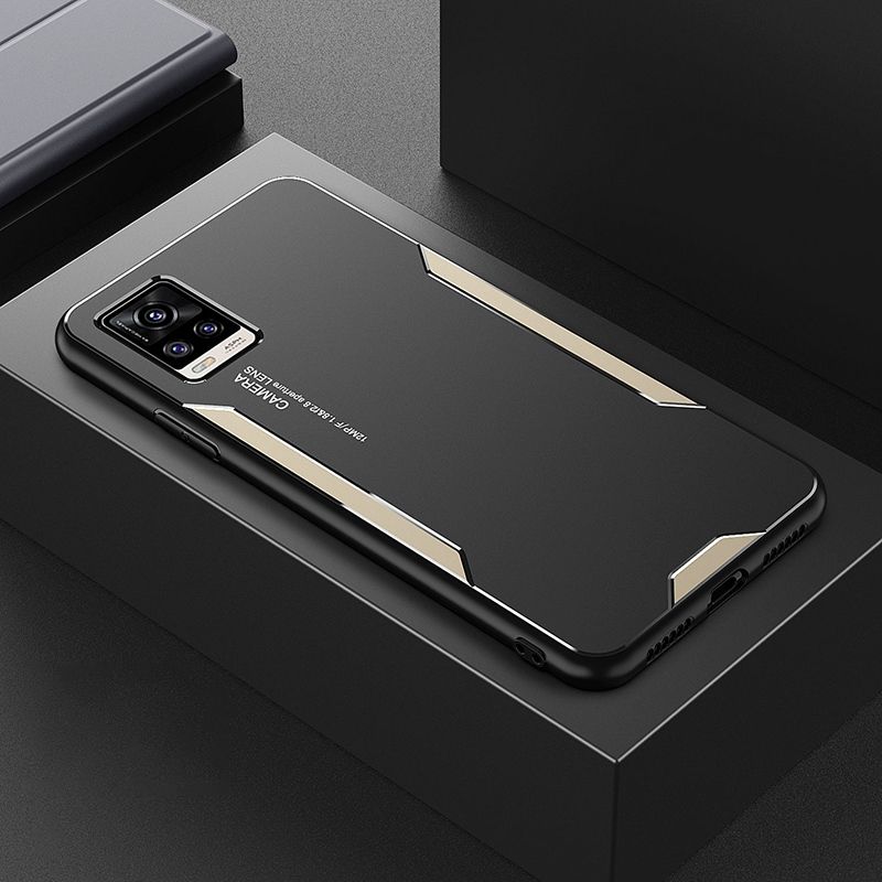 Für Vivo V9 V11i V11 V15 Pro V17 Neo V19 Aluminium-Metallgehäuse Für Vivo V20 V21 V21E V23 Pro V23E Silikon Matte Abdeckung Pho_voghion.com