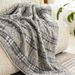 Half-Pile Plaid Casual Office Nap Sofa Throw Air-Conditioning Decorative Blanket_voghion.com