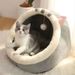 Semi Closed Cute Cat Nest Four Season Universal Internet Celebrity Cat Nest Dog Nest Winter Warm Dog Nest Pet Nest_voghion.com