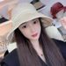Big Eaves Bucket Hat Women's Summer Foldable Sunscreen Sun Hat_voghion.com