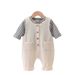Infant Korean Suits For Boys And Girls With Fashionable Striped Long Sleeved Sweatshirts + Bib Pants For Babies In Spring And Autumn_voghion.com