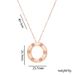 High Version Of Light Luxury Titanium Steel Round Zircon Necklace Female Niche Does Not Fade Atmospheric Sweater Chain Temperament Clavicle Chain_voghion.com