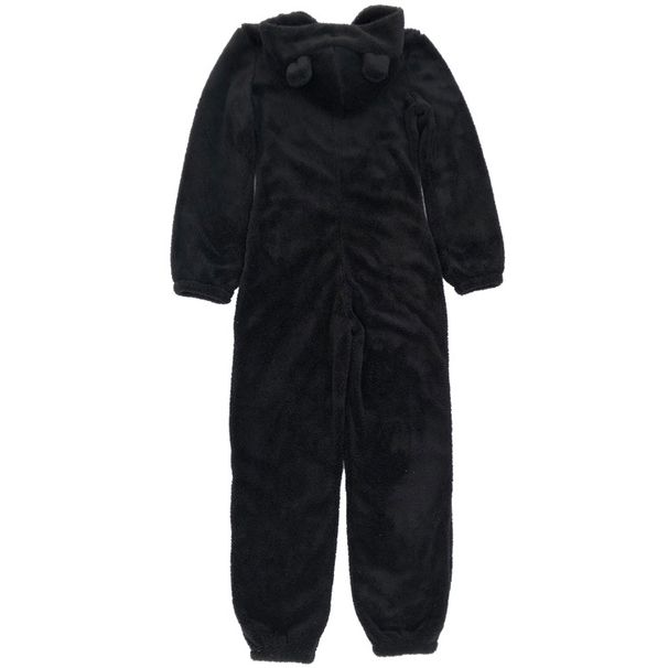 Cozy Fleece-Lined Hooded Onesie Pajamas Set For Family - Soft & Warm Winter Sleepwear, Available In Multiple Colors & Sizes (S-5XL)_voghion.com