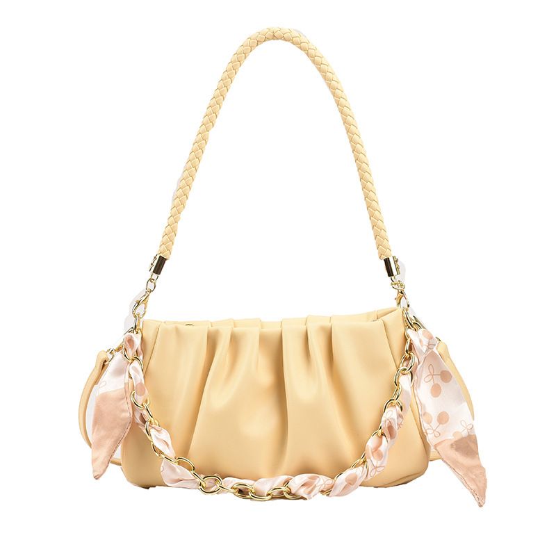 Women's New Bags Tred Skuldervesker Desiger Plisserte Desig Chai Crossbody-vesker Dame Crescet Bag Hadbags_voghion.com