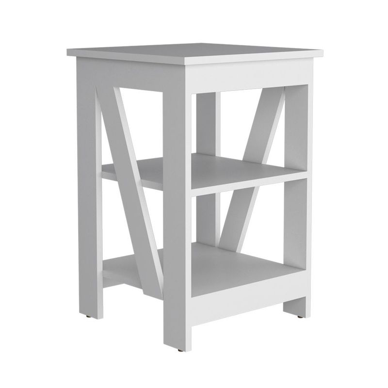 Side Table Rossville, Living Room, White_voghion.com