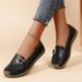 New Loafers Casual Women's Flat Shoes Soft Soles Soft Shoes Comfortable Large Size Bean Women's Shoes_voghion.com