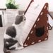 Triangular Scratching Vertical Wear-Resistant Non-Shedding Felt Bed Integrated Cat Claw Grinding Board Climbing Mat_voghion.com