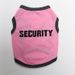 Clothing Clothes Cotton Print Security Small Dog Pet Vest Spring Summer Style_voghion.com