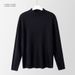 Men's Clothing Half Turtleneck Sweater Men's Autumn Winter Semi-Turtleneck Sweater Slim Fit Knitted Pullover Casual Warm Long Sleeve Top_voghion.com