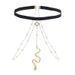 Unique Snake-Shaped Sexy Beach Leg Ins Style Women Multi-Layer Tassel Body Chain Jewelry_voghion.com