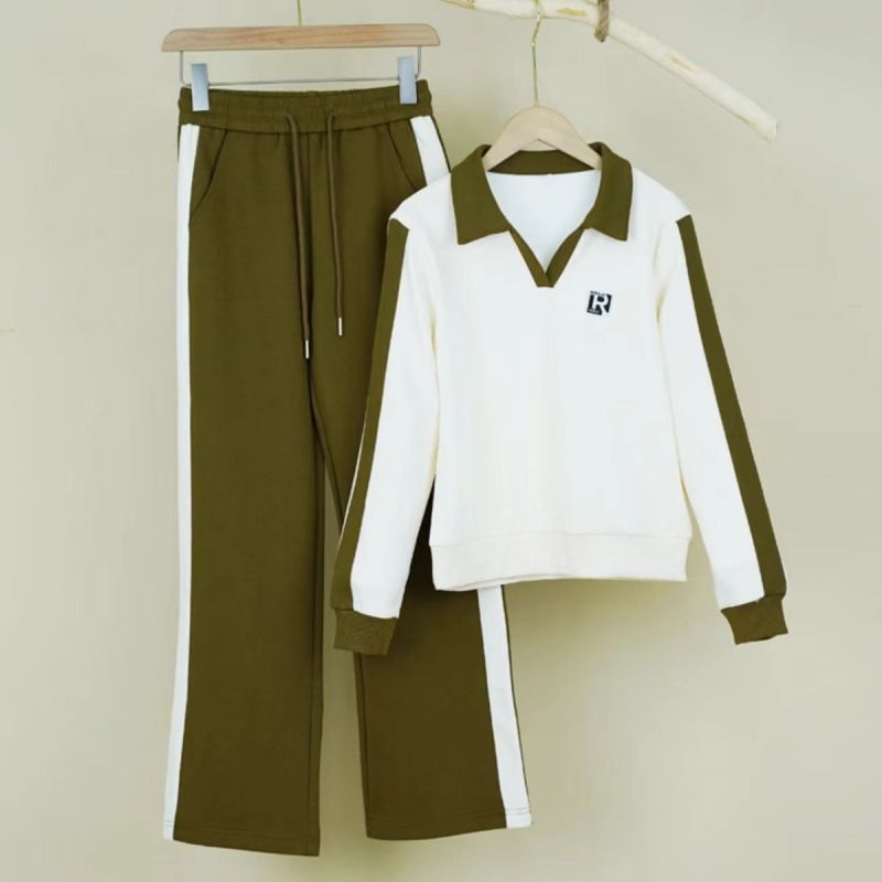 Women's Clothing Spring New Style Stylish Age Reducing And Slimming Casual Sportswear Two Piece Suit_voghion.com