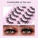 False Eyelashes One Piece False Eyelashes Hard Stem Little Devil Eyelashes Natural Thick Curled Eyelashes_voghion.com