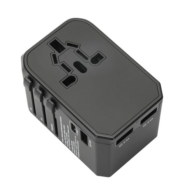 45W PD universalreseadapter med typ-c PD45W QC3 4 väggladdare för Macbook Pro iPad Pro2018 surfplatta laptopladdare usb c_voghion.com