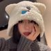 Flower Youth Zhao Zhaoyi Same Style Koala Knitted Wool for Women's Autumn and Winter Versatile Warm Big Head_voghion.com