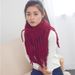 Korean version autumn and winter thickened pullover sweater long tassel knitted scarf dual-purpose neck cover shawl for_voghion.com